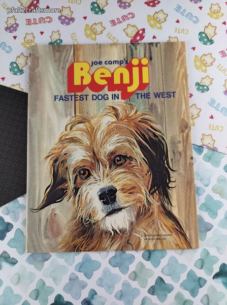 Vintage 1978 Joe Camp's Benji Fastest Dog in the West Xerox Education Softcover, Like New