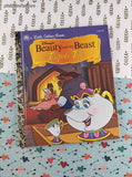Vintage 1994 Little Golden Book: Disney's Beauty and the Beast The Teapot's Tale Hardcover