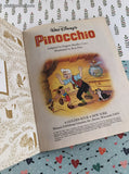 Vintage 1991 Little Golden Book: Disney's Pinocchio Hardcover