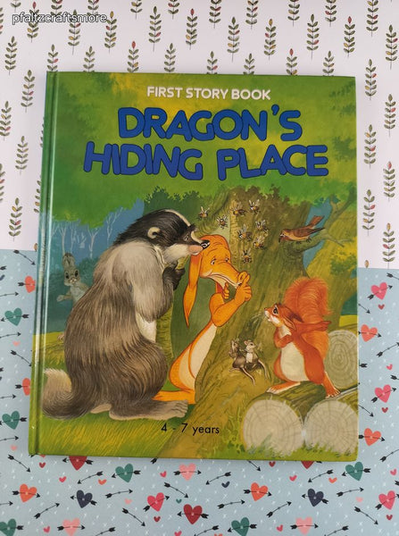 Vintage 1990 Dragon's Hiding Place First Story Book, Hardcover