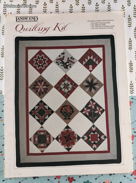 Vintage 1989 Lands' End Direct Merchants Quilting Kit COMPLETE