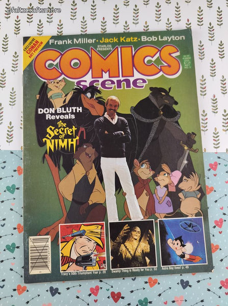 Vintage 1982 May No. 3 COMICS Scene Starlog Magazine, Softcover
