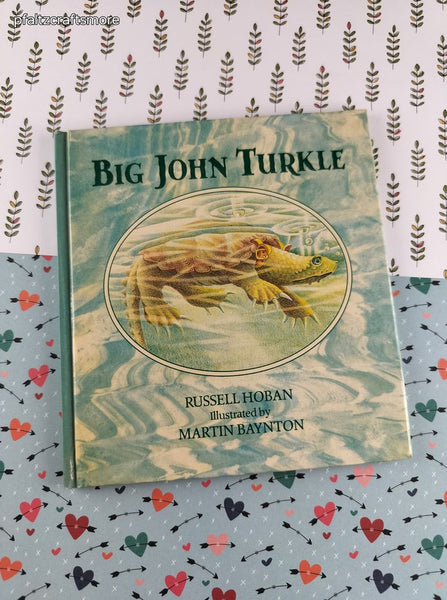 Vintage 1983 1st Printing Big John Turkle by Russell Hoban Hardcover, Like New