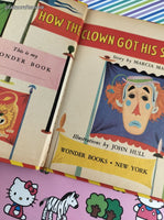 Vintage 1951 Wonder Books How the Clown Got His Smile Rosco Hardcover