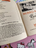 Vintage 1947 Mirro-Matic Pressure Pan Directions, Recipes, Time Tables Softcover Booklet