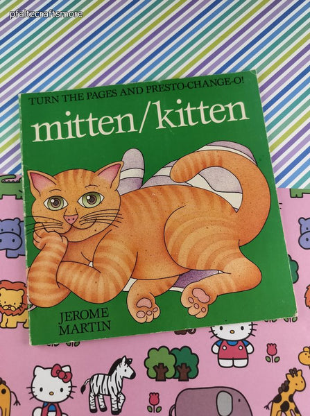 Vintage 1991 1st Printing Mitten/Kitten by Jerome Martin Softcover