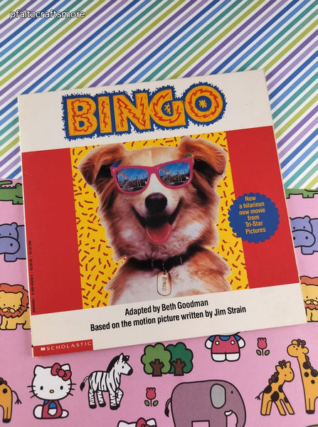 Vintage 1991 1st Printing Bingo Scholastic Softcover