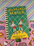 Vintage 1997 Winning Serves: A Collection of Recipes Hardcover, Spiral Bound