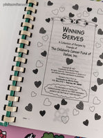 Vintage 1997 Winning Serves: A Collection of Recipes Hardcover, Spiral Bound