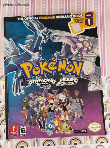 Vintage 2006 Pokemon Diamond/Pearl Nintendo DS Official Pokemon Scenario Guide Softcover