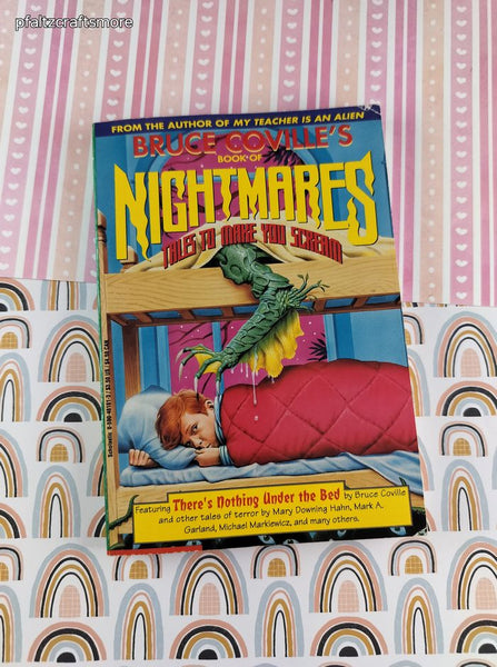 Vintage 1995 1st Printing Bruce Coville's Book of Nightmares: Tales to Make You Scream, Softcover