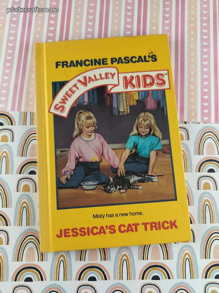 Vintage 1990 Sweet Valley Kids Jessica's Cat Trick Francine Pascal Weekly Reader Hardcover