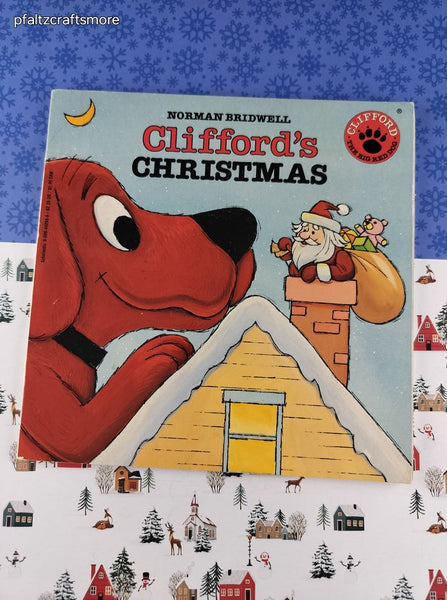 Vintage 1984 Paperback Clifford's Christmas by Norman Bridwell, Softcover