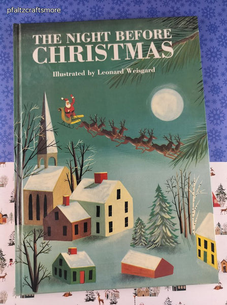 Vintage The Night Before Christmas Barnes & Noble Books Hardcover, Like New