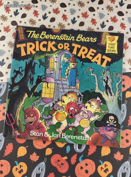 Vintage 1989 1st Printing The Berenstain Bears: Trick or Treat, First Time Books Softcover