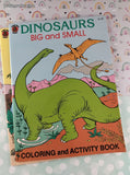 Vintage 1992 Honey Bear Books Dinosaur Children's Activity Books Set/3