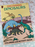 Vintage 1992 Honey Bear Books Dinosaur Children's Activity Books Set/3