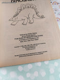 Vintage 1992 Honey Bear Books Dinosaur Children's Activity Books Set/3