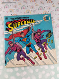 Vintage 1982 Golden Book: The Adventures of Superman, Look-Look Book Softcover