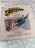 Vintage 1982 Golden Book: The Adventures of Superman, Look-Look Book Softcover