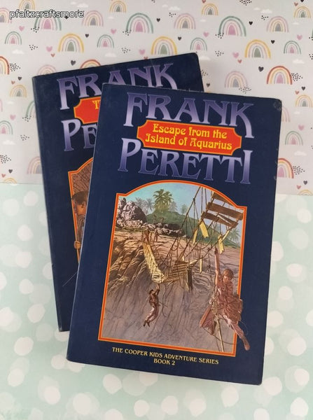Vintage 1990 Cooper Kids Adventure Series Books 2 & 3, Frank Peretti Softcovers