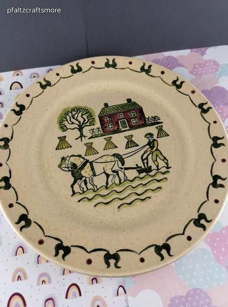 Vintage Metlox Poppytrail Homestead Provincial Dinner Plate 10", CLEAN