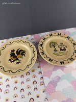 Vintage Metlox Poppytrail Homestead Provincial Bread & Butter Plate 6.25" Set/2, CLEAN