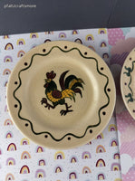 Vintage Metlox Poppytrail Homestead Provincial Bread & Butter Plate 6.25" Set/2, CLEAN