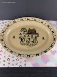 Vintage Metlox Poppytrail Homestead Provincial Oval Serving Platter 10"x13.5", CLEAN