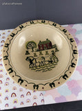 Vintage Metlox Poppytrail Homestead Provincial Round Round Vegetable Bowl 10", CLEAN