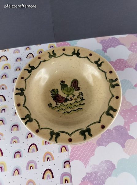 Vintage Metlox Poppytrail Homestead Provincial Round Rim Fruit/Dessert Bowl 6", CLEAN