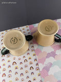 Vintage Metlox Poppytrail Homestead Provincial Sugar Bowl w/Lid + Creamer Dish Set, CLEAN