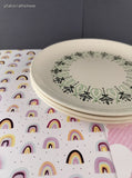 Vintage Del Ray Harmony House China Round Salad Plate 7", CLEAN
