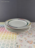 Vintage International JAPAN Fine China Rhythm Flash Salad Plates Set/4