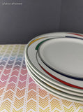 Vintage International JAPAN Fine China Rhythm Flash Salad Plates Set/4