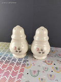 Vintage Pfaltzgraff "Tea Rose" Salt / Pepper Shaker Set, Nice & Clean