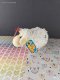 Vintage 2007 TY Beanie Baby - Woolsy, White Wooly Sheep *UNUSED CODE*