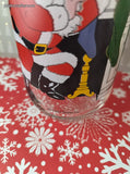 Vintage Coca-Cola Classic McCrory Stores Christmas Santa Claus Glass Tumblers Set/3