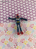 Vintage 1979 Blue Robot Harmony Voltes V Bendable Figurine, 3.5"