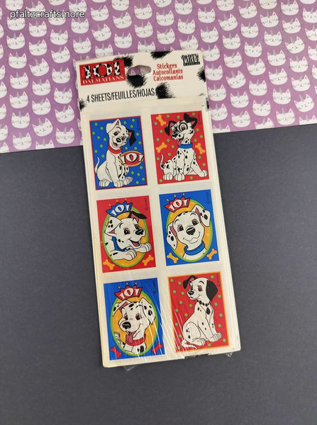 Vintage 101 Dalmations Party Express, 4 Sheets New & Sealed