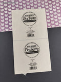 Vintage Frances Meyer, Inc. 2110 Series Colorful Hearts Sticker Sheet, Unused