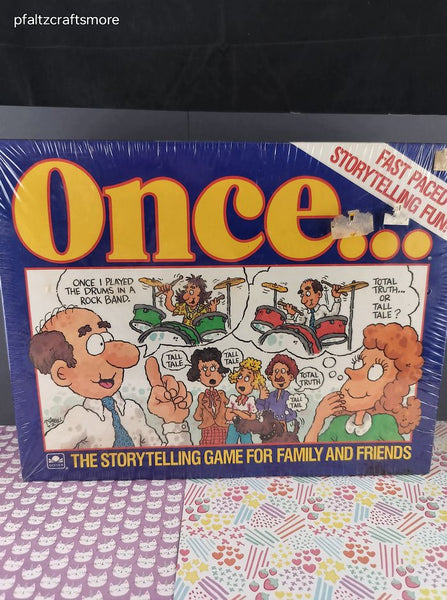 Vintage 1987 Once...The Storytelling Game for Family and Friends NEW & SEALED