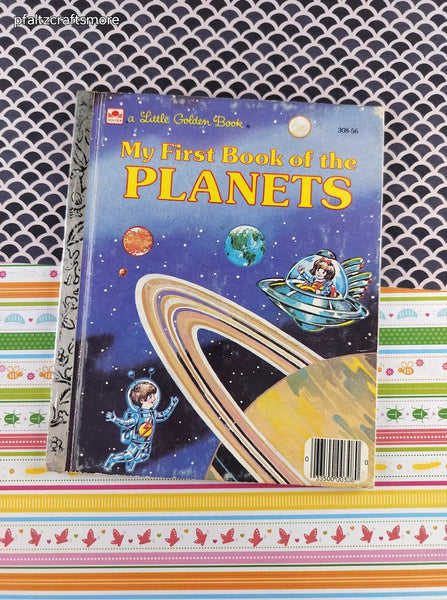 Vintage 1985 Little Golden Book: My First Book of the Planets Hardcover