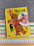 Vintage 1977 Little Golden Book: ABC Rhymes Hardcover