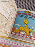 Vintage 1977 Little Golden Book: Sesame Street Big Bird's Red Book Hardcover
