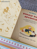 Vintage 1950 1st Printing Mickey Mouse Club Book Donald Duck's Adventure, Hardcover