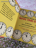 Vintage 1954 Romper Room Wonder Book What Time is It? Hardcover