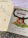 Vintage 1948 1st Printing Little Golden Book of Words, Hardcover