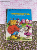 Vintage 1978 Little Golden Book: The Circus is in Town A Counting Book Hardcover