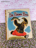Vintage 1947 1st Printing Little Golden Book The Big Brown Bear, Hardcover